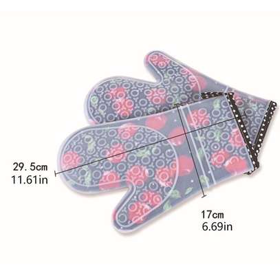 Silicone Kitchen High Temperature Insulated Microwave Oven Gloves image 5