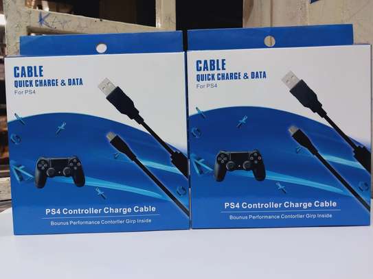 Micro USB to USB Charging Cable for PS4 DUALSHOCK Controller image 2