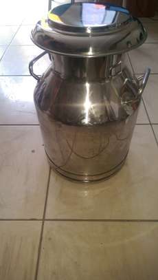 40 Ltrs Stainless Steel Milk Can image 1