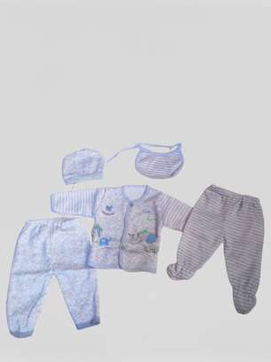 Lucky Star 5 Pieces Unisex Baby Clothing Sets image 2
