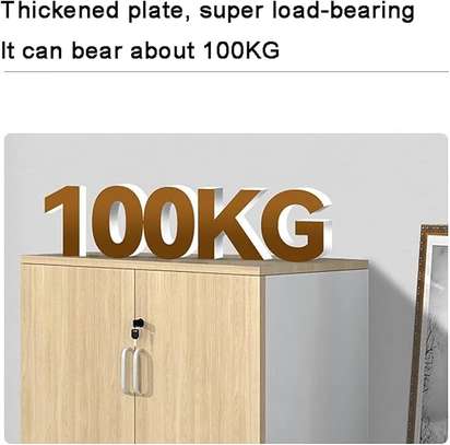 Office Cabinet : Office Credenza -2 Door Wood Cabinet image 3