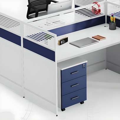 Office Desk: 2-Way MDF Office Workstation image 5