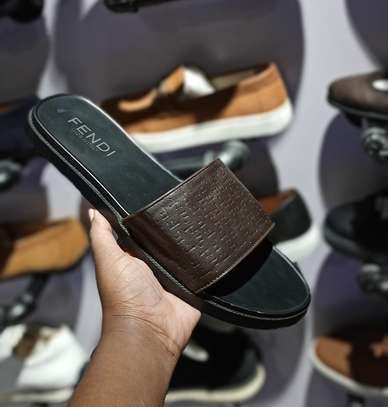 Legitimate geniune leather unisex designer sandals image 5
