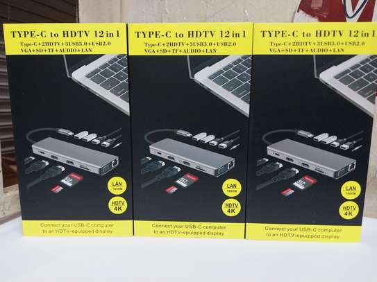 Type C to HDTV 12 in 1 USB Hub image 1