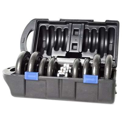 weight set with dumbbells