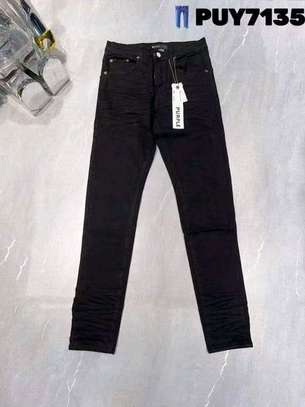 Designer slim fit jeans image 2