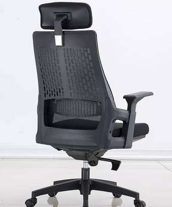 Office Chair: Swivel Orthopedic Chair with Comfort Headrest image 2