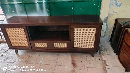 Spacious Wooden Sideboard with 4 Doors Storage image 4