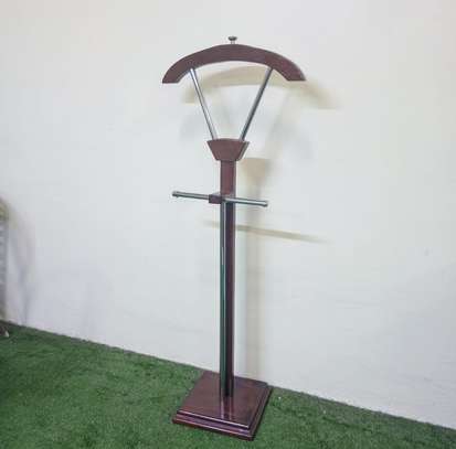 Coat Hanger; Durable Mahogany Coat Hanger image 8