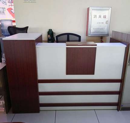 1.8m Wooden Front Office Reception Desk image 7