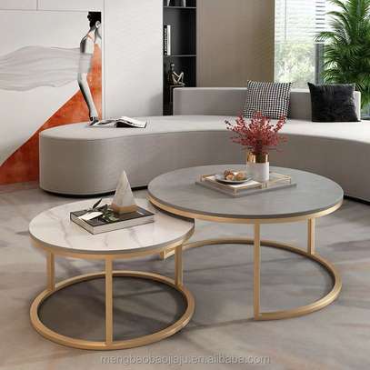 Dining Table: Round Dining Coffee Table In Kendu image 8