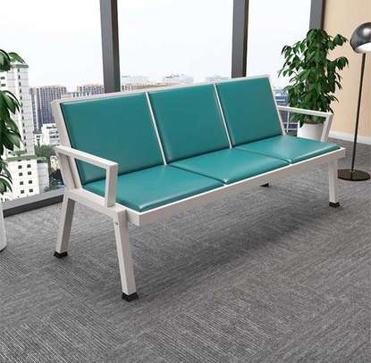 Office Bench; 3-Link Padded Heavy Duty Bench image 3