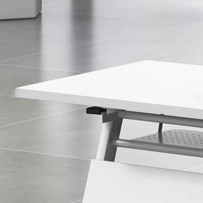 Standing Desks: White Foldable Desk for Training image 6