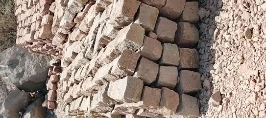 Machine cut , Foundation stones & Ballast image 4