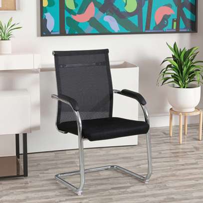 Modern Ergonomic Mesh Executive Office Chair with Armrest image 2