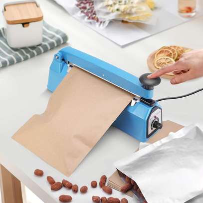 4 Inches Bag Sealer Impulse Heat Sealer Hand Sealer Machine with an Extra Replacement Kit image 1