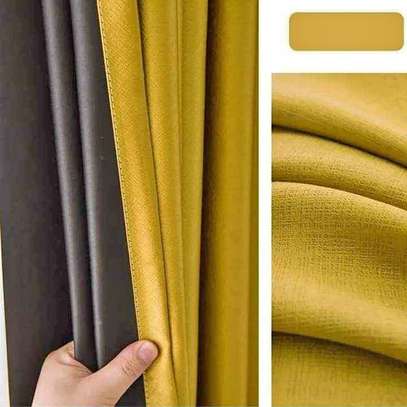Elegant double sided curtains image 1