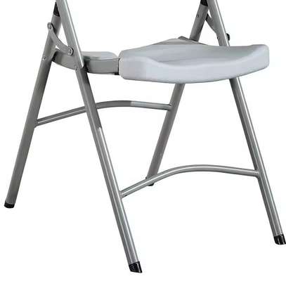White Foldable Outdoor Chair image 6