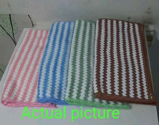 *4 Pcs Coral Dish Cloth Velvet, Hand Towel, image 1