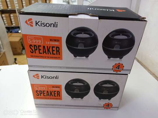 Kisonli Portable Laptop/Desktop USB Multimedia Speakers image 2