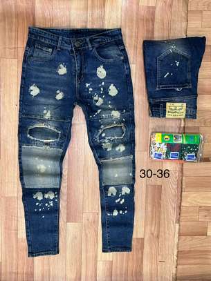 Funky sway legit Designer Quality men’s Rugged denim jeans image 2