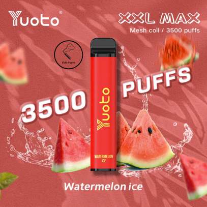 Yuoto XXL MAX 3500 Puffs Vape - Watermelon Ice image 1