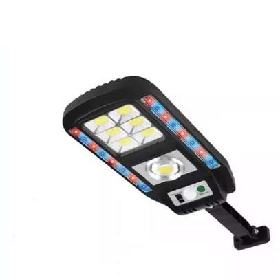 Solar security light with Motion Sensor RGB alarm Wall Light image 3