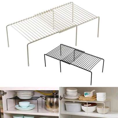 *Cabinet Shelf Organizers Stackable image 3