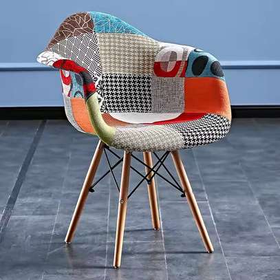 Multi-colored Armrest Chair image 10