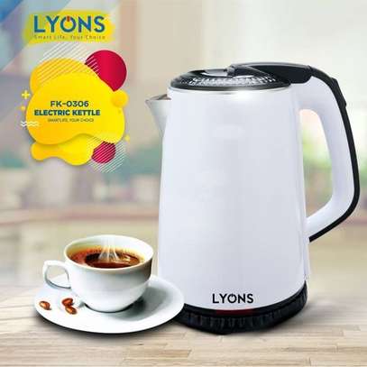 Luxury Cordless Electric Kettle 1.8 Litres White image 2