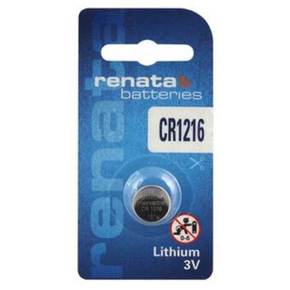 Lithium battery Renata CR 1216 image 1