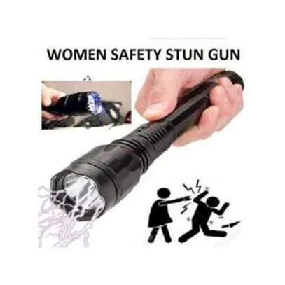 Rechargeable Self-Defense Police Torch With Electric Shock image 3