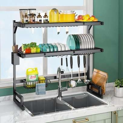 Double layer over sink rack image 2