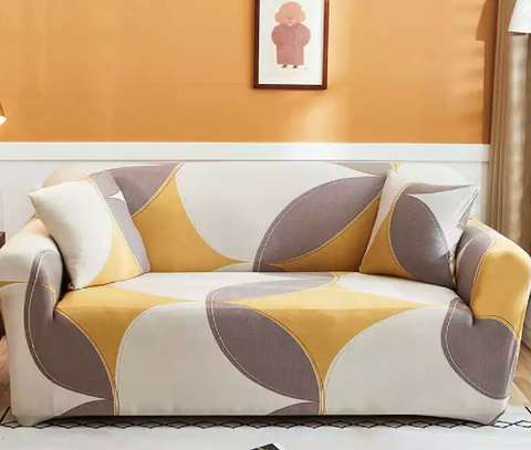Printed sofa covers. 7 seater image 1