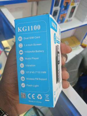 Kgtel KG1100 Dual Sim New, FM Radio Big Battery image 1