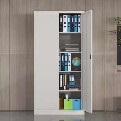Office Cabinet; 2-door Metal Storage File Long Door Cabinet image 1