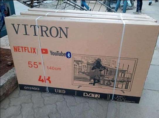 55 Vitron Android UHD 4k Television - Super Sale image 1
