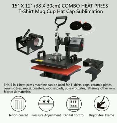 8 in 1 Combo heat pressing printing machine image 1