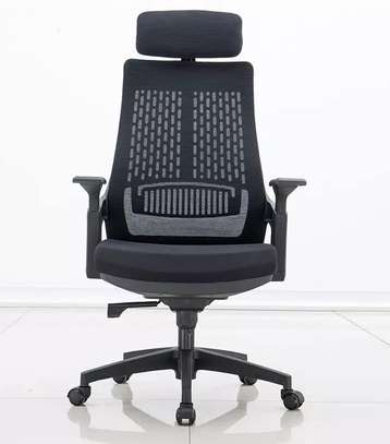 Office Chair : Ergonomic Headrest Mesh Office Chair image 8