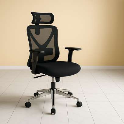 Office Chair: Breathable High-back Mesh Office Fabric Chair image 1