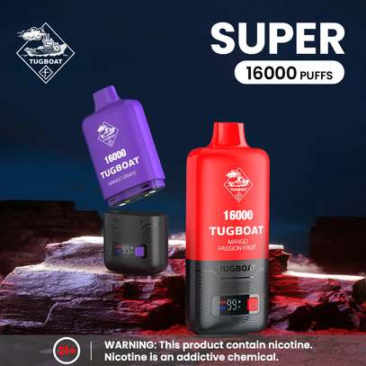 TUGBOAT SUPER 16000 Puffs Full KIT Vape image 1