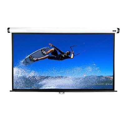 Manual Projection Screen 70x70 Inch image 1