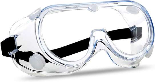 Clear safety goggles image 1
