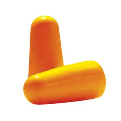 Disposable Orange Uncorded PU-Foam Earplug image 2