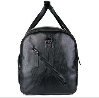 Leather  black & coffee brawn official travelling bags image 2