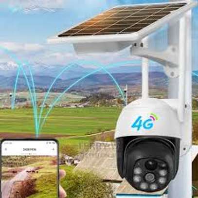 Supportive 4G Wireless Solar Powered PTZ IP Camera 4G image 1