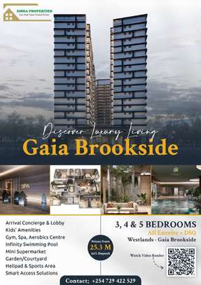 Serviced 4 Bed Apartment with En Suite at Brookside image 1