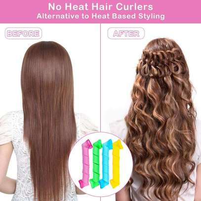 28PCS Spiral Hair Curlers, Magic Styling Kit image 1