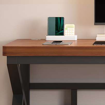 Office tables: 1200mm wooden computer table image 3