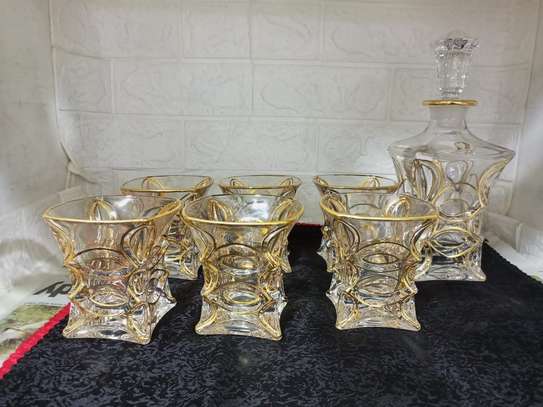 7 pcs whiskey Decanters image 12